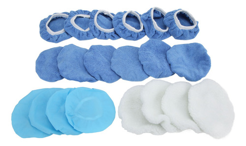 Juego De 20 Almohadillas Para Pulir Coches De 6 Pulgadas
