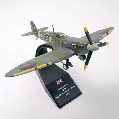 Modelo Fundido Fighter 1/72 Da Segunda Guerra Mundial Com
