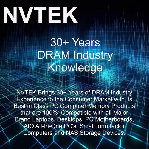 Nvtek 256gb (8x32gb) Ddr4 3200mhz Pc4-25600 Udimm 2rx8 1.2v