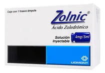 Comprar Zolnic Solución Inyectable 4 Mg\u002F5 Ml, 1 Frasco Ámpula 5 Ml