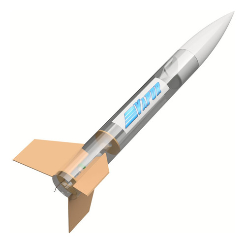 Modelo Cohete Transparente Vapor