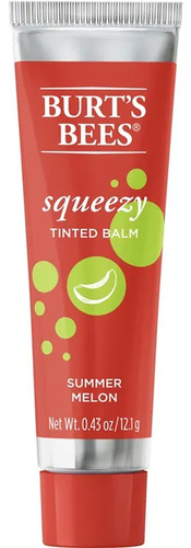 Burts Bees Squeezy Tinted Balm Summer Melon