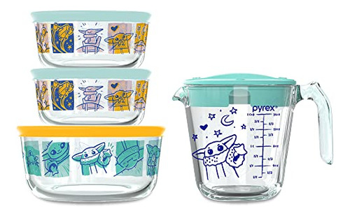 Pyrex 8-pc Container De Almacenamiento De Alimentos 91q4z