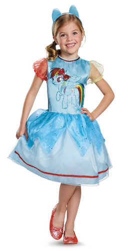 Disfraz Para Niña Rainbow Dash My Little Pony Talla S