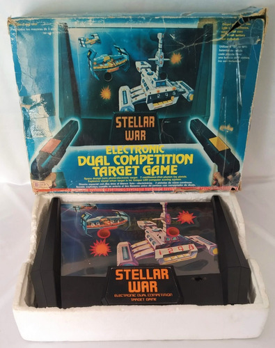 Juego Electronico Stellar War. Años '80. Pistolas. Ver Video