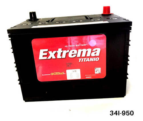 Batería Grupo 24d Extrema Titanio 1000 Amp 15 Meses Garantía