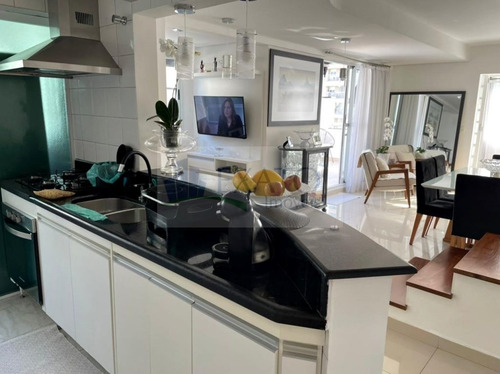 Imagem 9 de 15 de Cobertura Duplex Com 130m², 2 Dormitórios, Terraço Com Churraqueira E Hidro, 2 Vagas. - Em16764