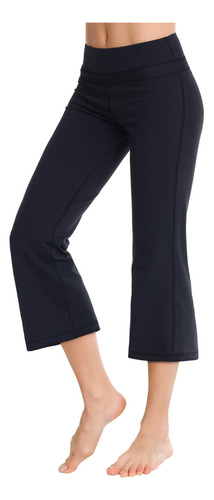 Zeronic Pantalones Capri De Yoga Bootleg Para Mujer, Legging