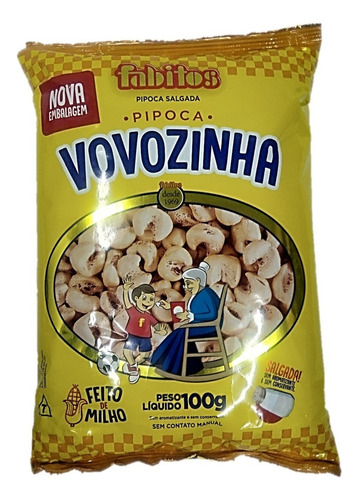 Pipoca Vovozinha Salgada 100g A Melhor A Famosa Deliciosa