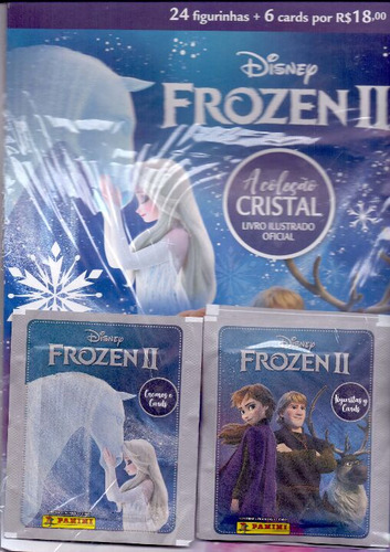 Libro Disney Frozen Cartela + 6 Envelopes De Editora Panini