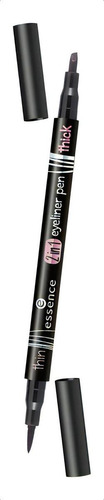Essence 2in1 Eyeliner Pen Cor Preto