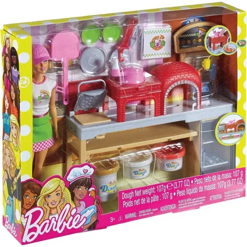 Boneca Barbie Brinquedo Infantil Chef Pizzaiola Playset - Chic Outlet -  Economize com estilo!