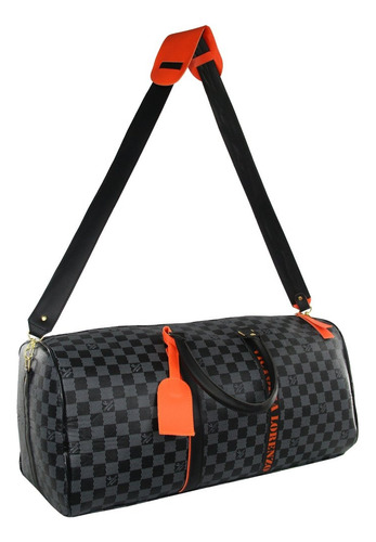 Mala De Mão 10kg Viagem Avião Cabine Bolsa Bordo Resistente Preto Xadrez