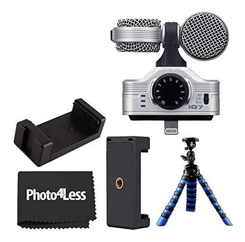 Zoom Iq7 Mid-side Stereo Microphone Para iPhone/iPad + Adapt