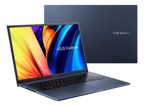 Notebook Asus Vivovook I3 1220p 16/512ssd 17.3led Fhd Win11 Color Azul