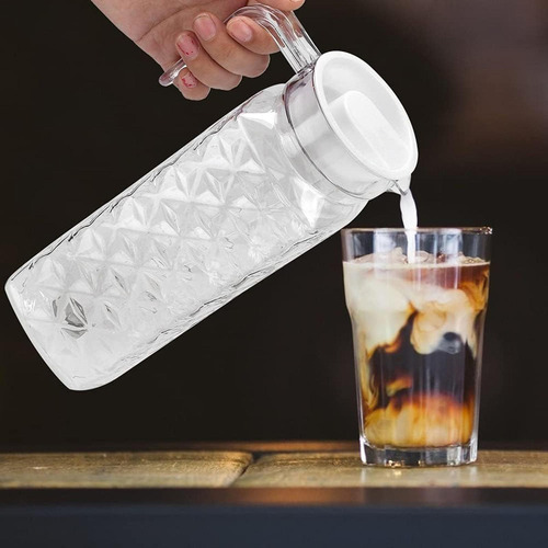 Jarra De Agua Grande De 1,1 L, Recipiente Acrílico Para