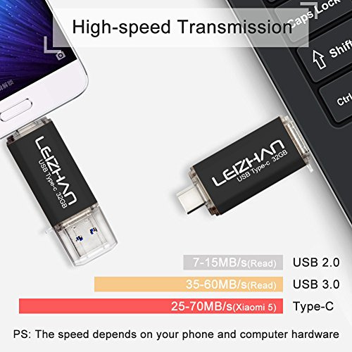 Unidad Flash Usb C Leizhan De 32 Gb, Tipo C, Para Samsun