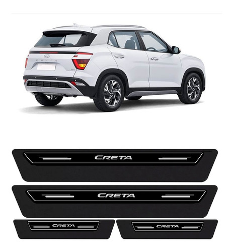 Soleira De Porta Premium Hyundai Creta - 2023 2024