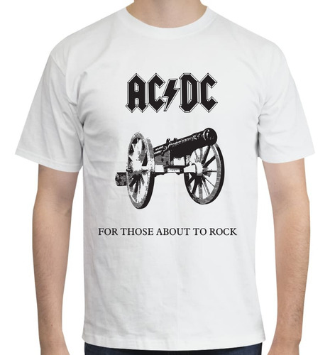 Playera Ac Dc - For Those About To Rock - Bandas De Rock/met