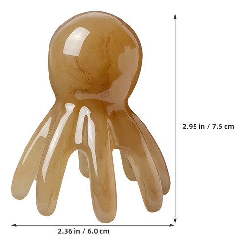 Herramienta De Masaje Para Cuero Cabelludo De Resina Octopus
