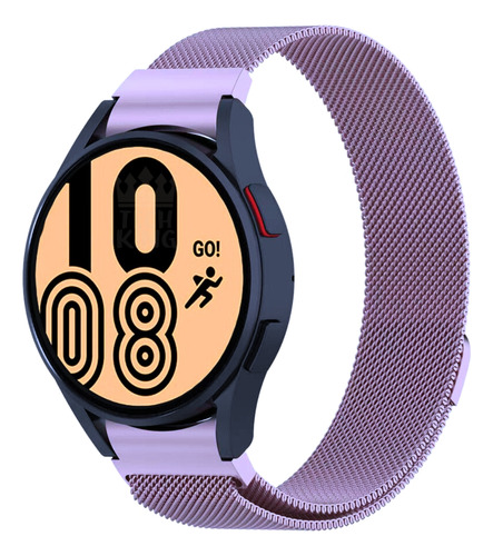 Pulsera Redge de acero inoxidable para Galaxy Watch4 de 44 mm, color lila