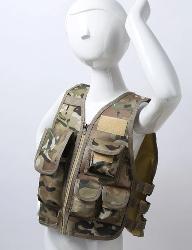 Chaleco De Camuflaje Para Niños Para Caza Cp Camuflaje L