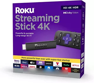 Roku Streaming Stick 4k Control Por Voz Ultima Versión 3820r