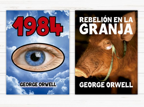 Libros 1984 + Rebelión En La Granja - George Orwell