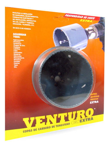 Mecha Sierra Copa Carburo Tungsteno 103mm Venturo Giro Extra