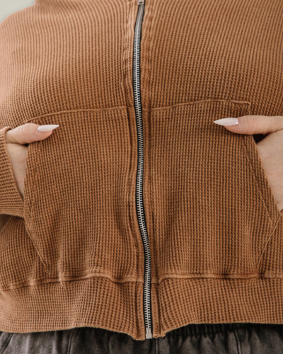 Campera Panal De Algodón Mujer Talles Grandes Marca Valvinna