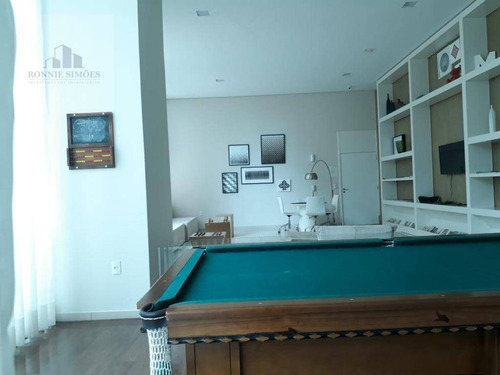 Imagem 21 de 30 de Apartamento Mobiliado Para Alugar E À Venda No Condomínio Mood, 1 Suíte, Varanda Envidraçada, Cozinha, 1 Vaga Na Garagem, 48 M², Piso Laminado - Ap1226