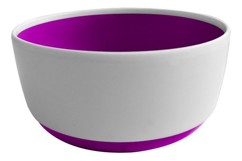 Set De 10 Tazones Cerealeros Bicolor Blancos