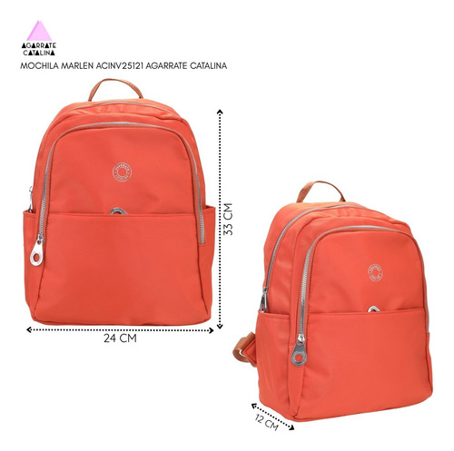 Mochila Marlen Agarrate Catalina Verde Liso