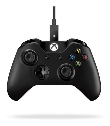 Control Xbox One Inalámbrico Microsoft  + Cable Para Windows