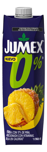 Bebida Jumex Con Piña 960 Ml 0% Azucar Añadida