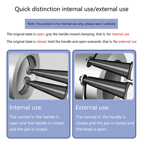 Alicates Cilíndricos Para Anillos Elásticos Con Retención In