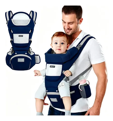 Cangurera Ergonómica Multifuncional Bebé Portabebé Riñonera