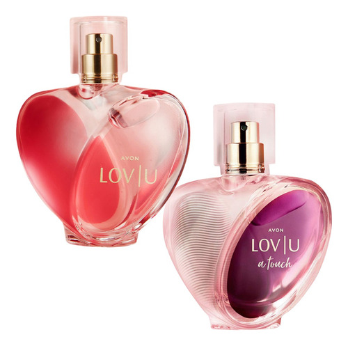Kit 2 Perfumes Avon Lov U Original E A Touch 75ml