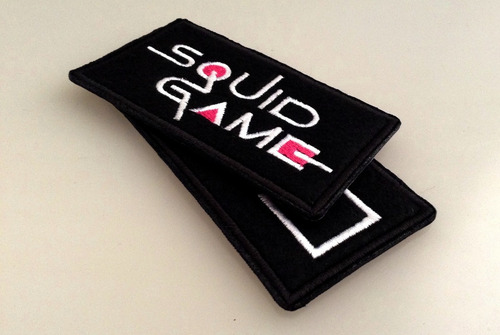 Squid Game / Juego Del Calamar , Parche Bordado 2 Pzas 10 Cm
