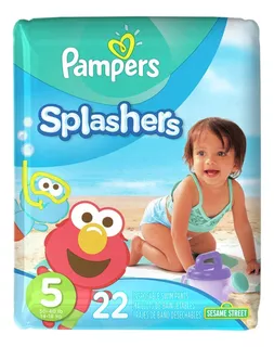 Pañales Pampers Splashers unisex Etapa 5