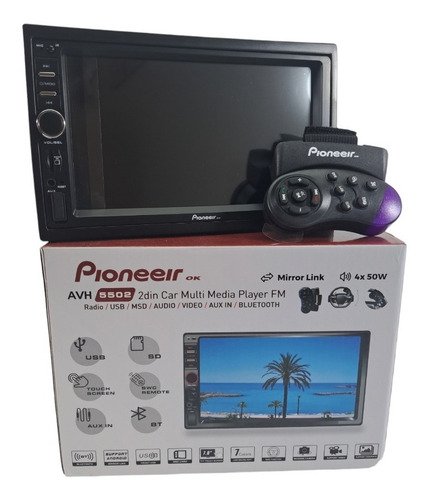 Reproductor Con Pantalla Pioneeir / 7 Pulgadas Cod 3303