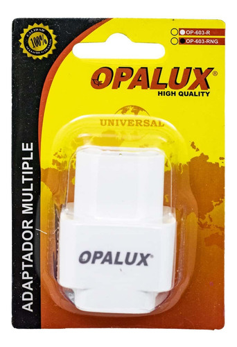Adaptador Enchufe Con Toma Tierra Para Ups Op-603-r Opalux