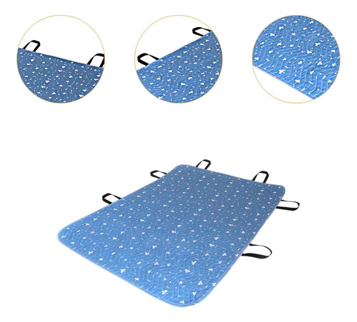 Colchoneta De Posicionamiento Con Asas Para Azul 90x150cm