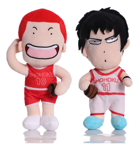 2x Slam Dunk Rukawa Kaede Sakuragi Hanamichi Peluche Muñeca