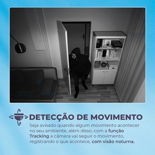 Câmera De Segurança Inteligente Wifi Smartlife Botão Chamada Branco