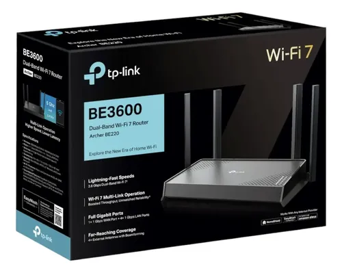 Roteador Tp-link Wifi 7 Archer Ge230 Be3600 Dual Band Gamer