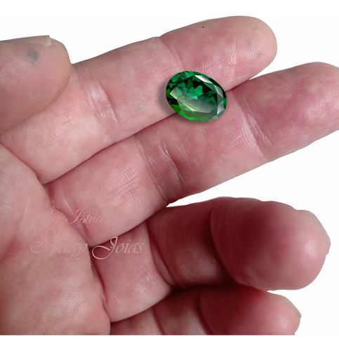 Belíssima E Enorme Esmeralda Limpa Oval 12x16mm / 7.6cts