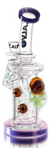 Bong Reciclador Ojos Calvo Glass 25 Cm Coleccion