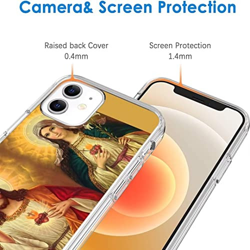 Funda Para iPhone 13 Pro Virgin Mary And Jesus Immaculate He