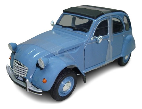 Citroen 2cv - Icono Clasico Fraces Y Argentino- A Welly 1/24